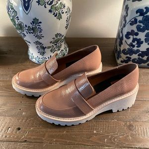 Worn Once Dolce Vita Tan Platform Loafers